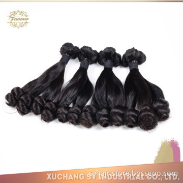 top quality Malaysian unprocessed human virgin remy hair bouncy curls indian aunty funmi hair